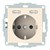 Розетка электрическая с USB, бежевый, Merten MTN2366-0344