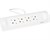 Угловой блок на 4 розетки 16 А, кабель 1 м, белый, 694501 Legrand - фото 90776