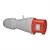 Силовая вилка 32A, 380В, 4 полюса, Tempra Pro 555238 Legrand