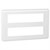Рамка 2х10 модулей, белый, Mosaic New Legrand 078828L