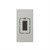 Розетка USB тип С, алюминий, 1 мод., Mosaic Legrand 79389