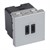 Розетка USB тип С + тип С, алюминий, 2 мод., Mosaic Legrand 79390
