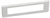 Рамка 10 модулей, алюминий, Mosaic New Legrand 079310L