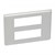Рамка 2х6 модулей, алюминий, Mosaic New Legrand 079336L