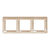 Рамка 3 поста, бежевый, Sedna Design - фото 96128