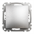 Выключатель перекрестный, матовый алюминий, Sedna Design - фото 96428