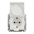 Розетка влагозащищенная IP44, белый, Sedna Design - фото 96809