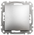 Кнопка 1 клавишная, матовый алюминий, Sedna Design - фото 97150