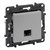 Розетка компьютерная RJ45 CAT5e UTP, алюминий, Niloe Step Legrand