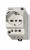 Розетка на din-рейку с индикацией напряжения, стандарт Schuko и Bipasso, Finder - фото 97677