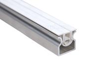 Комплект для крепления 2 м ПВХ профиль + алюминиевая клипса