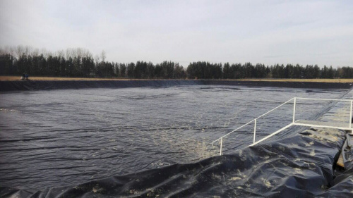 VODYANOY film thickness 400 µm two-color black / sea wave 6 x 7 meters (42 m2)