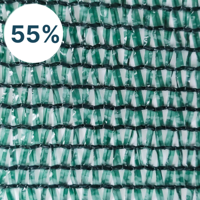 Затеняющая сетка 55%, ширина 2м, длина 50 пог.м.