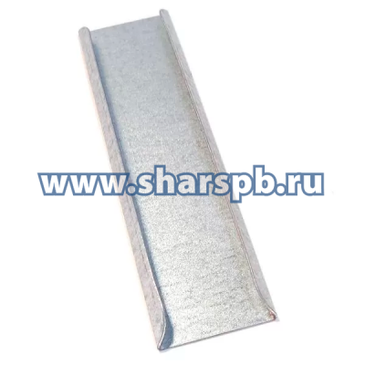 Profile of the zinc-coated butt joint clip "Zig-Zag"