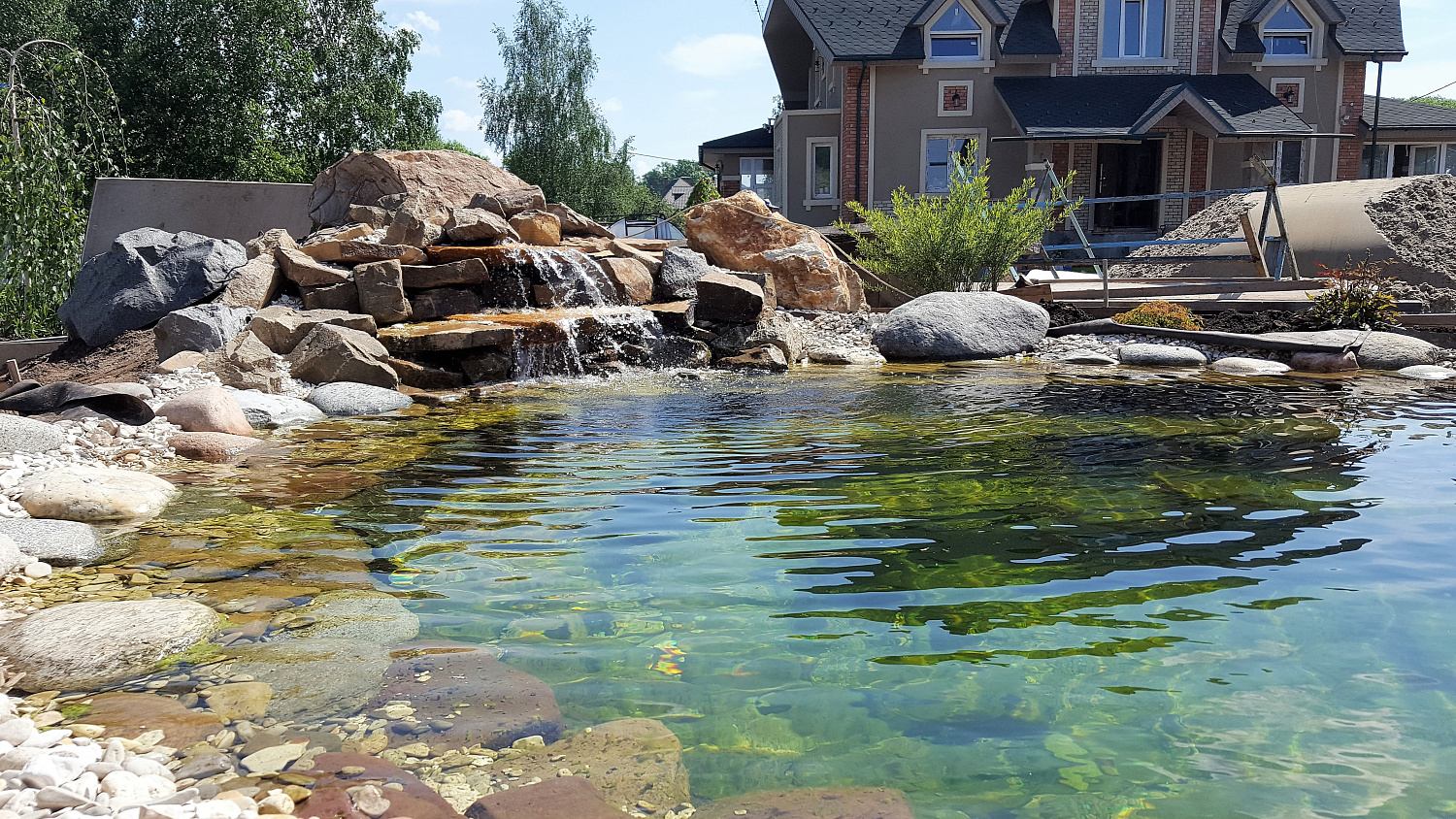 Пленка ВОДЯНОЙ толщина 300 мкм ширина 6 метров (рукав 1,9 м с фальцами) рулон 36 пог.м