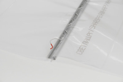 Профиль клипса "Зиг-Заг" с пружиной 2 м для крепления пленки для теплиц оцинкованный, 0,7 мм