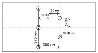 SVETLITSA ™ GROUND film 60 µm 1.2 m canvas 400 linear meters (480 m2) black (roll) with perforation 270x300 mm