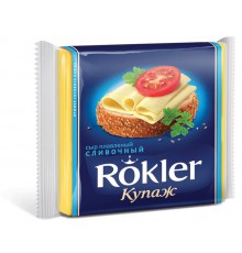 Сыp плавленный сливочный слайсы Rokler 150г