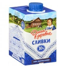 Сливки Домик в деревне 200гр 10%