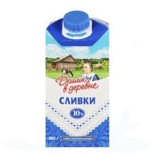 Сливки Домик в деревне 480гр 10%