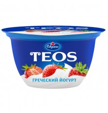 Йогурт Клубника греческий TEOS 140гр