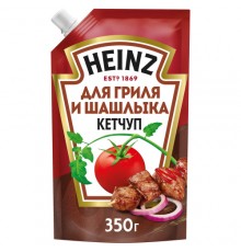 Кетчуп для гриля и шашлыка дой-пак Хайнц 320г
