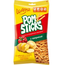 Чипсы соломкой Паприка Pomsticks 100 гр