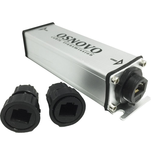 Уличный PoE удлинитель OSNOVO E-PoE/1W 10M/100M Fast Ethernet до 500 м с питанием до 100 м фото 2