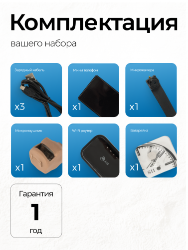 Камера Mini + роутер + наушник Micro + Stereo ULTRA+ фото 22