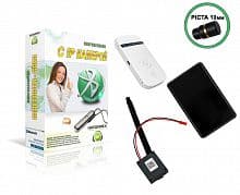 Камера Profi + Цифровой микронаушник Piсta и STEREO ULTRA+ + роутер