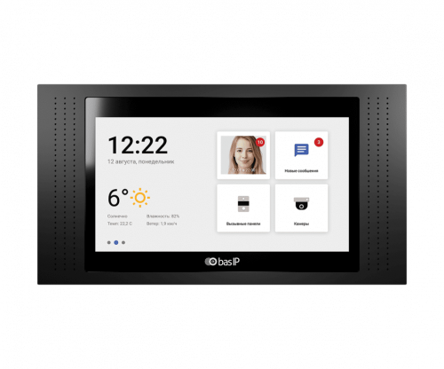 Абонентский монитор BAS-IP AT-07L black