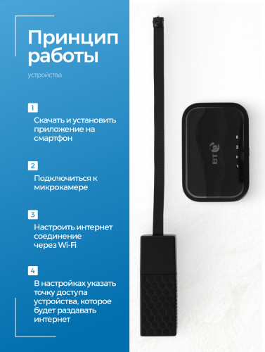 Камера Mini + роутер + наушник Pico + Stereo ULTRA+ Mini фото 17