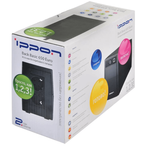Линейно-интерактивный ИБП Ippon BACK BASIC 650 Euro фото 3