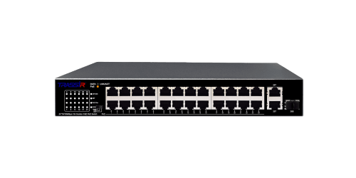 РоЕ-коммутатор TRASSIR TR-NS1126-225-24PoE