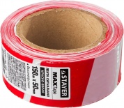 STAYER MAXTape, 50 мм, 150 м, красно-белая, сигнальная лента (12241-50-150)