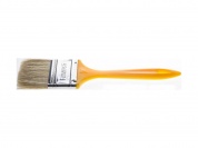 STAYER UNIVERSAL, 75 мм, 3″, светлая натуральная щетина, пластмассовая ручка, все виды ЛКМ, плоская кисть (0107-75)