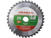 URAGAN Optimal cut, 230 х 30/20 мм, 36Т, пильный диск по дереву (36801-230-30-36)