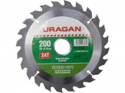 URAGAN Speed cut 200х32мм 24Т, диск пильный по дереву