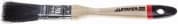 STAYER UNIVERSAL-EURO, 20 мм, 3/4″, чёрная натуральная щетина, деревянная ручка, все виды ЛКМ, плоская кисть (01022-020)