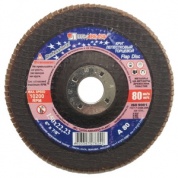 ЛУГА 150 мм, P80, КЛТ, Круг лепестковый торцевой (3656-150-80)