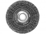 ЗУБР 100 мм, витая, стальная проволока 0.3 мм, щетка дисковая для УШМ, Профессионал (35185-100)