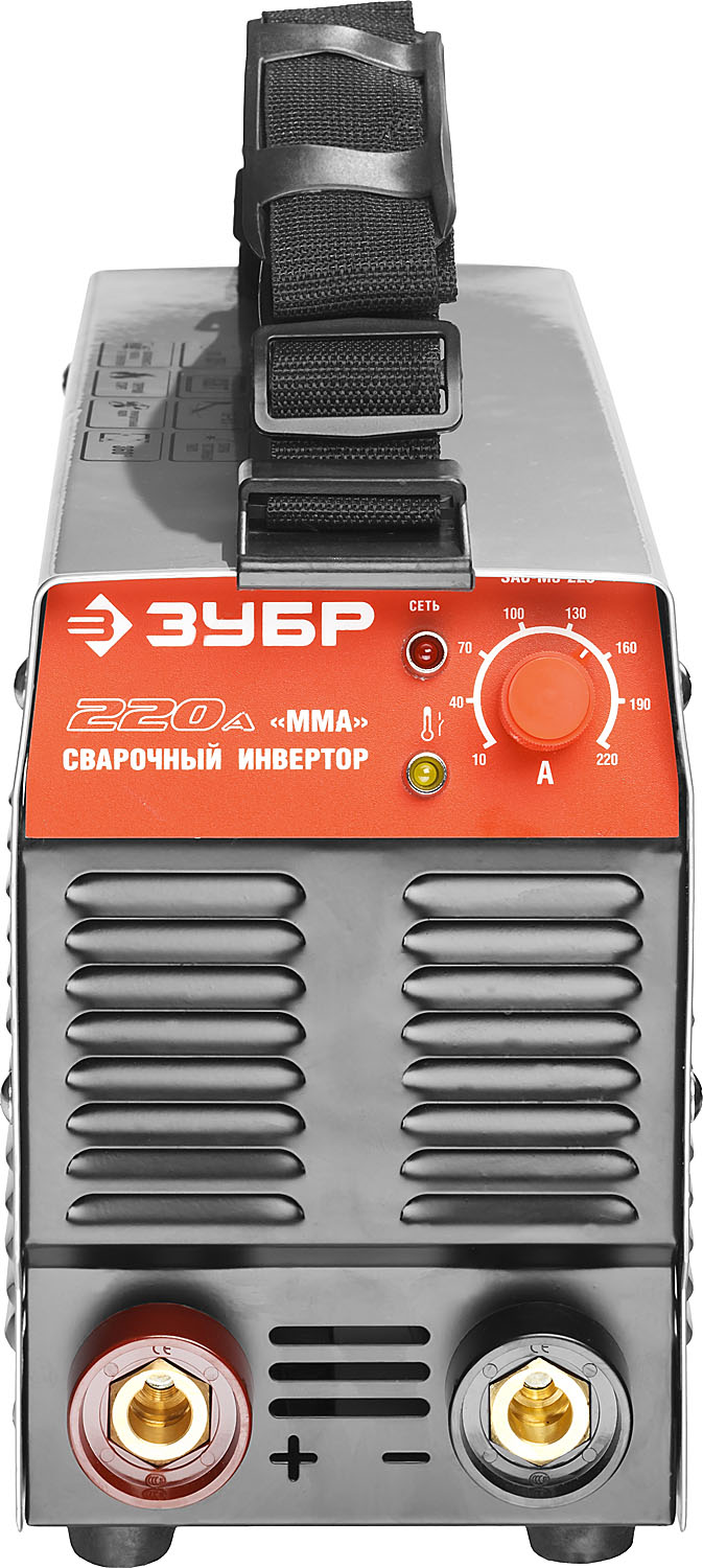 ЗУБР ММА, 220 А, MMA, сварочный аппарат инверторный, макс. электрод Ø 5.0 мм (ЗАС-М3-220)
