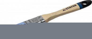 Купить STAYER AQUA, 20 мм, 3/4″, искусственная щетина, деревянная ручка для воднодисперсионных и акриловых ЛКМ, плоская кисть (01062-020) в интернет-магазине zubr-vrn в Воронеже