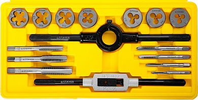 Купить STAYER MaXCut, 16 предмета, набор метчиков и плашек (28010-H16) в интернет-магазине zubr-vrn в Воронеже