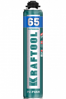 Купить KRAFTOOL PRO 65, 850 мл, пистолетная, всесезонная, SVS, не залипающий клапан, выход до 65 л, монтажная пена (41184) в интернет-магазине zubr-vrn в Воронеже