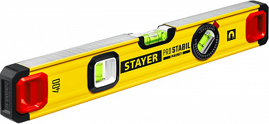 Купить STAYER PRO STABIL, 400 мм, усиленный профиль, магнитный уровень с поворотным глазком, Professional (3480-040) в интернет-магазине zubr-vrn в Воронеже
