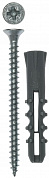 ЗУБР 5 х 30/3.0 х 40 мм, полипропиленовый дюбель с саморезом, 15 шт (30661-05-30)