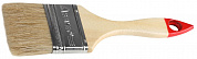 Кисть плоская STAYER ″UNIVERSAL-STANDARD″, светлая натуральная щетина, деревянная ручка, 63мм