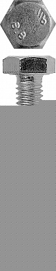 Купить ЗУБР DIN 933, кл. пр. 5.8, M8 х 100 мм, цинк, 2 шт, болт (4-303076-08-100) в интернет-магазине zubr-vrn в Воронеже