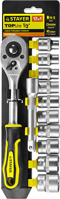 Купить STAYER RSS 12L, 12 предм., (1/2″), набор торцовых головок (27750-H12) в интернет-магазине zubr-vrn в Воронеже